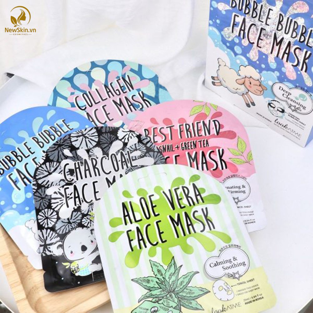 Mặt Nạ Dưỡng Da Thải Độc Bubble Bubble Face Mask Look At Me