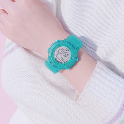 [Size nhỏ] Đồng hồ nữ thể thao Shhors hàng chính hãng dây cao su trong | BigBuy360 - bigbuy360.vn