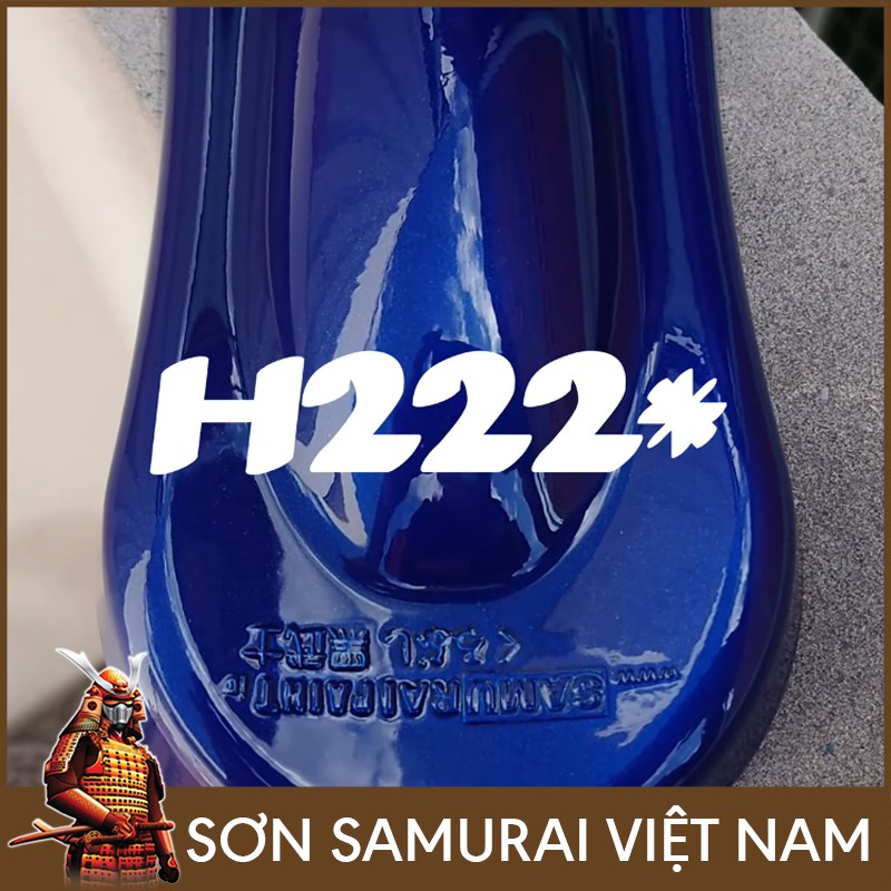 Combo Sơn Màu Xanh Da Trời H222 Samurai Paint