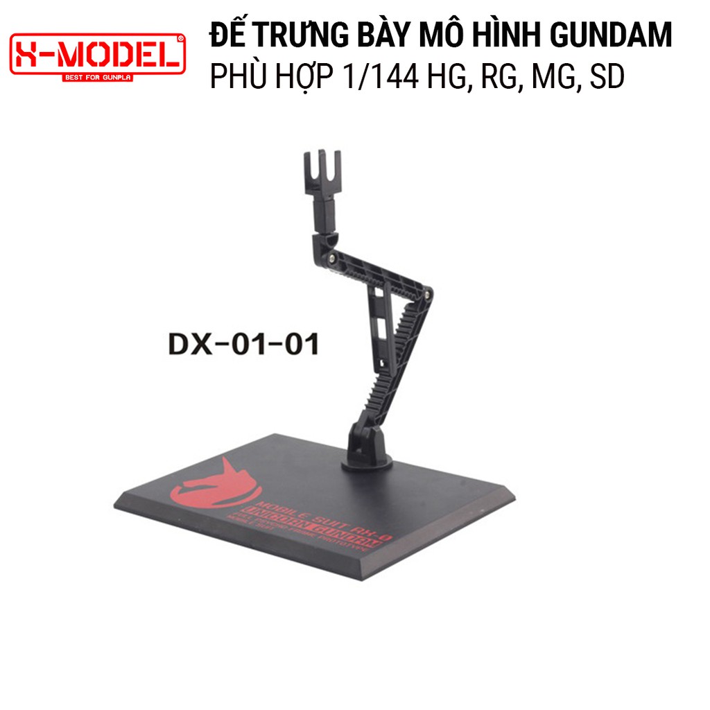 Đồ chơi mô hình Đế trưng bày Gundam X MODEL DX01 Action Base kiểu mới cho Mô Hình gundam 1/144 (HG, RG, SD, MG)