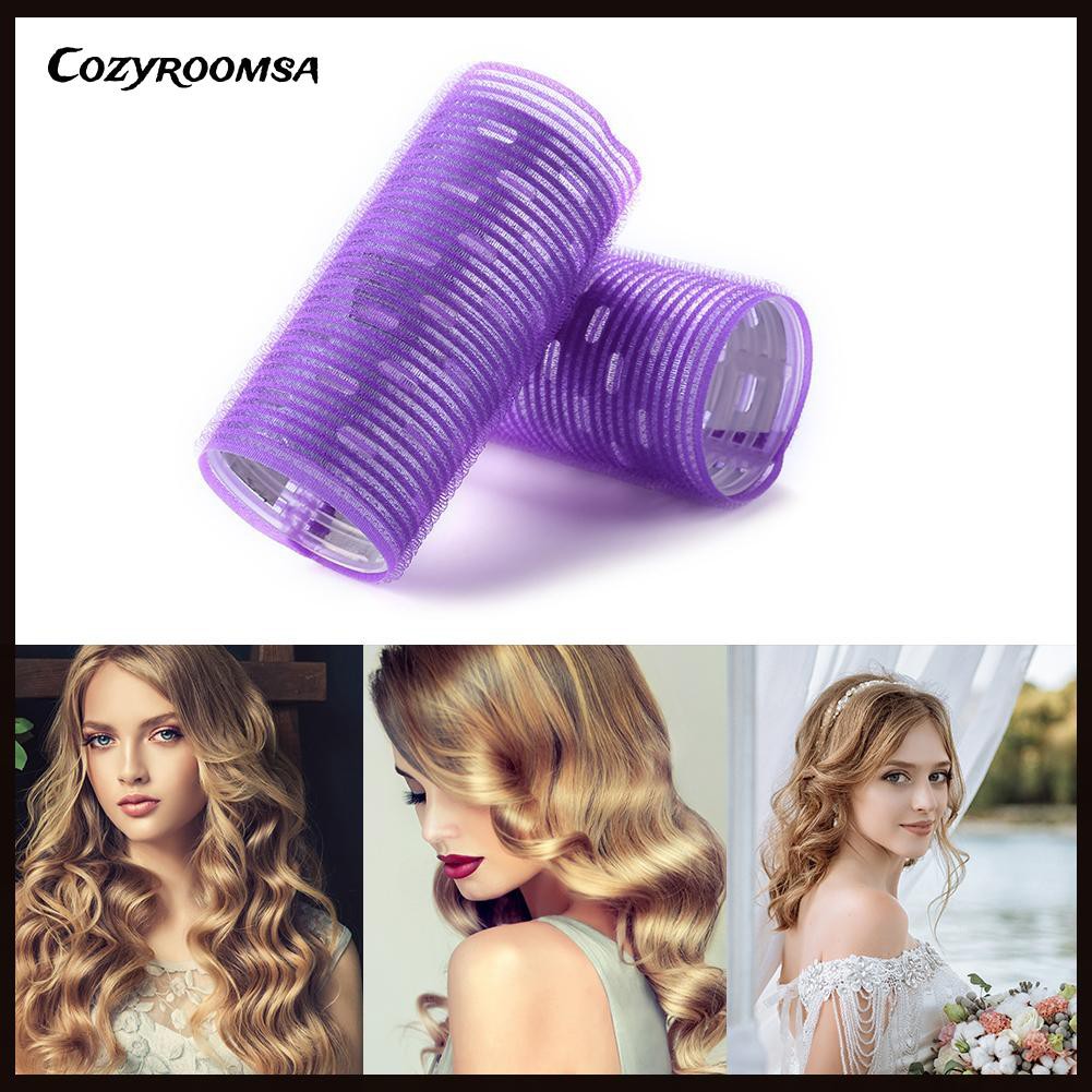 Set 2 Lô Uốn Tóc Tự Dính Dùng Để Tạo Kiểu Tóc Tiện Lợi