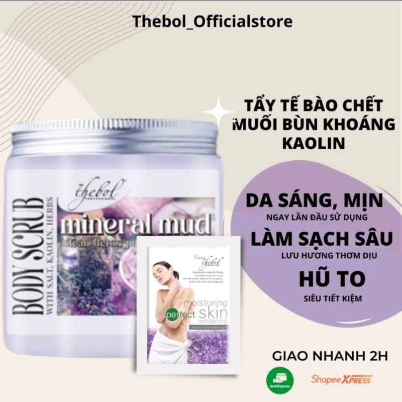 6 GÓI TẮM TRẮNG TẨY TẾ BÀO CHẾT THEBOL