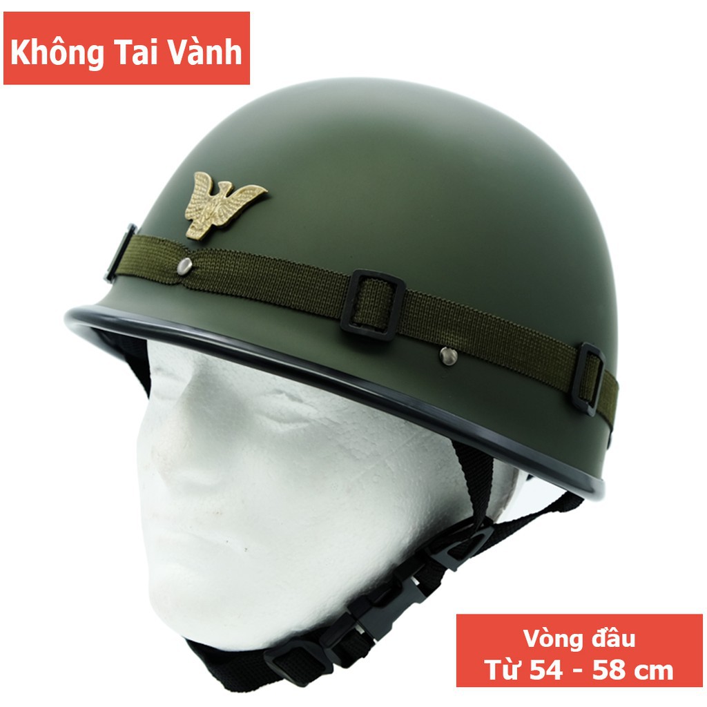 [CHÍNH HÃNG] Mũ Bảo Hiểm 1/2 Canary Kiểu Quân Đội (SWAT) [FREE SHIP]