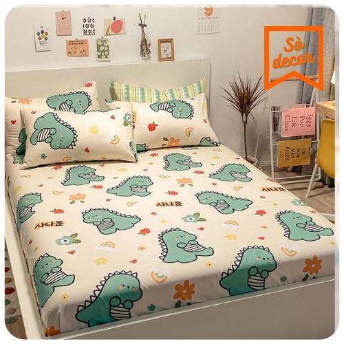 Ga Giường Cotton Poly, Ga Nệm Drap Giường Bốn Mùa Đủ Size Đủ Màu. | BigBuy360 - bigbuy360.vn