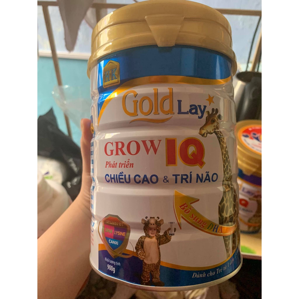 Sữa tăng trưởng chiều cao cho trẻ 1-15 tuổi Goldlay 900g (MẪU MỚI)