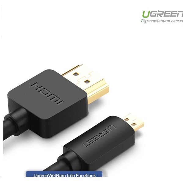 Cáp Micro HDMI to HDMI dài 3m chính hãng Ugreen UG-30104 cao cấp