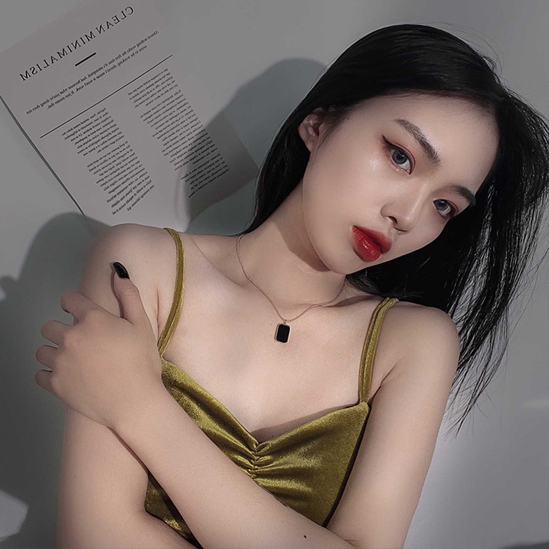 Vòng cổ thép titan thiết kế thời trang dành cho nữ