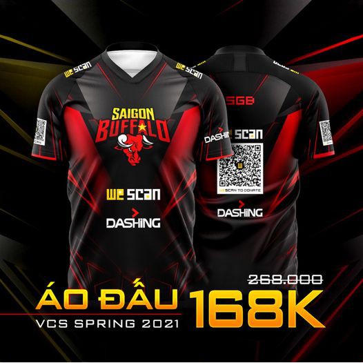 Áo thi đấu - Saigon Buffalo Xuân 2021