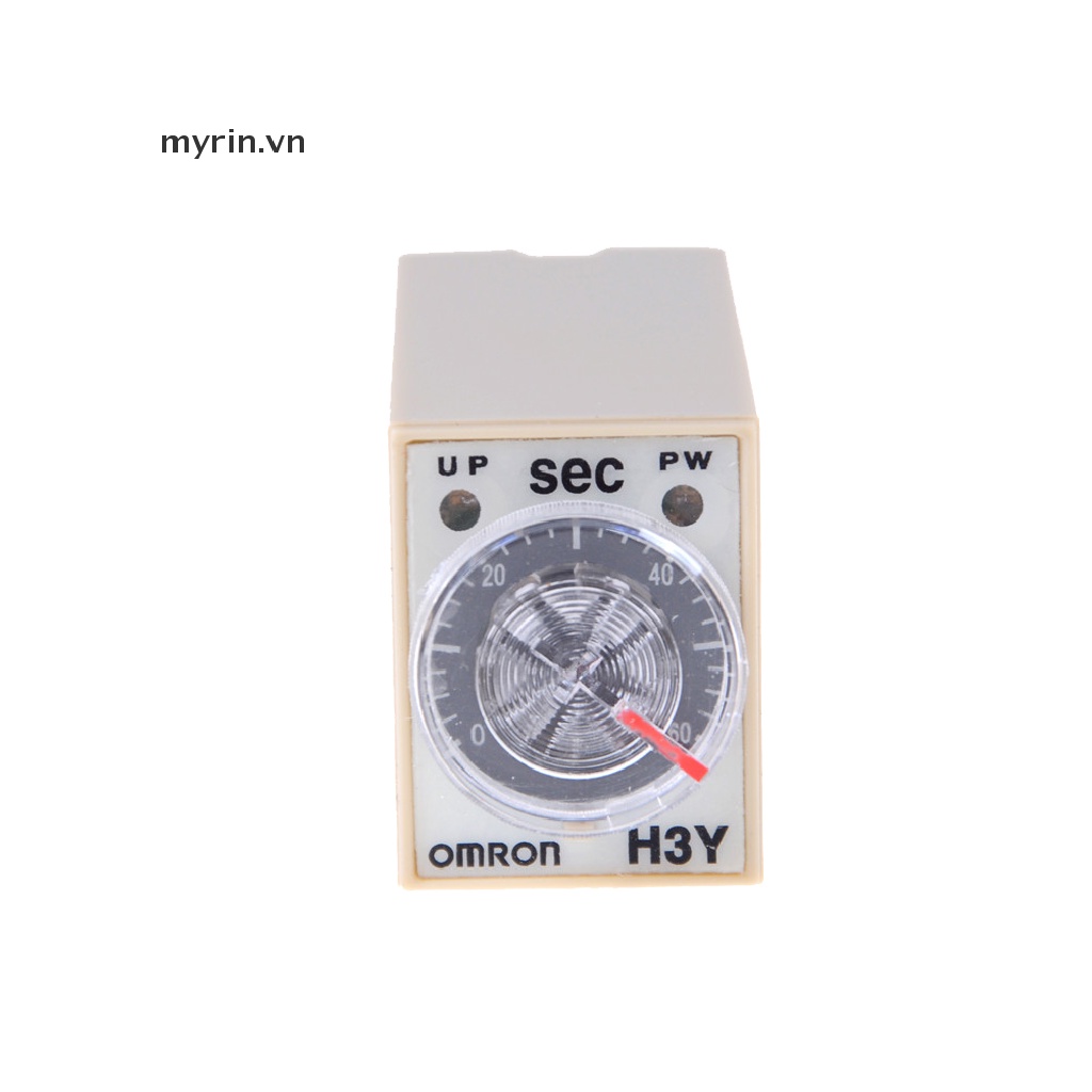 Rơ Le Thời Gian 0-60 Giây DPDT DC 24V H3Y-2 Chuyên Dụng