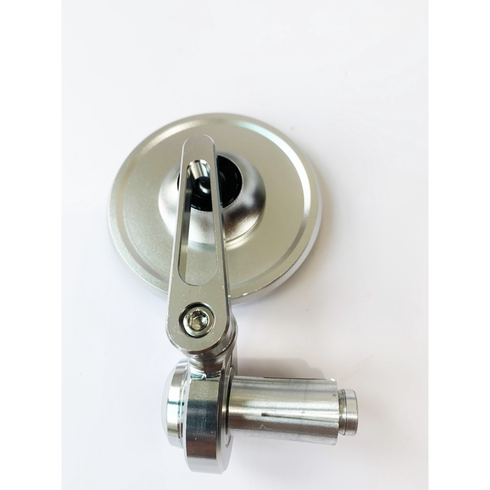 Gương Chiếu hậu mview moto gadget Kiểu Tròn- Mặt Kính Trắng