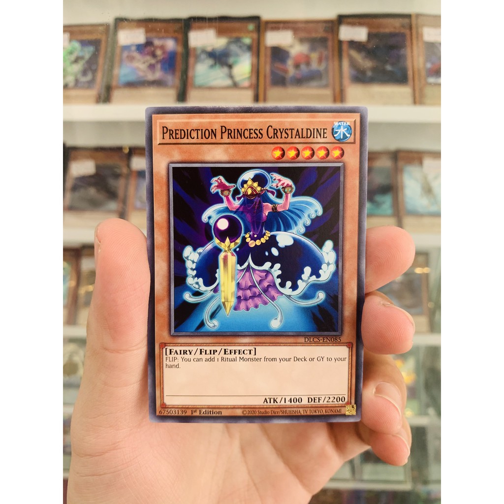 Thẻ Bài Lẻ YugiOh! Mã DLCS-EN085 - Prediction Princess Crystaldine - Common - 1st Edition