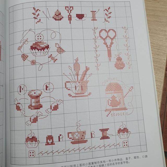 Tài liệu thêu chữ thập crosstich ứng dụng làm quà tặng