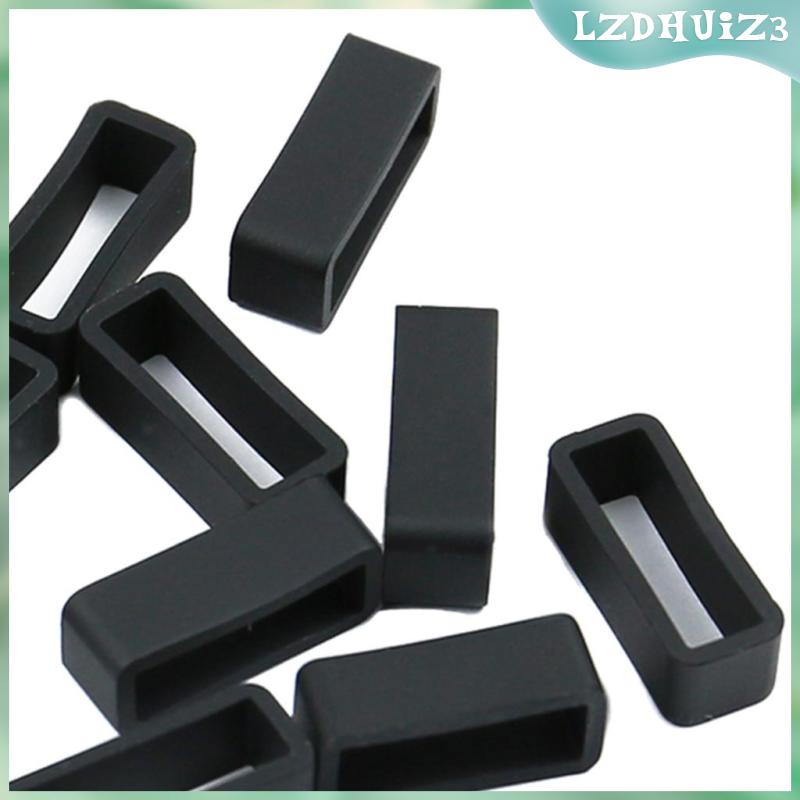 Set 10 Dây Silicone Giữ Dây Đồng Hồ Thể Thao