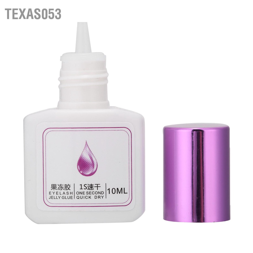 💕Hàng Sẵn 10ml Keo nối mi dán Màu tím trong suốt cao cấp Khô nhanh Kéo dài