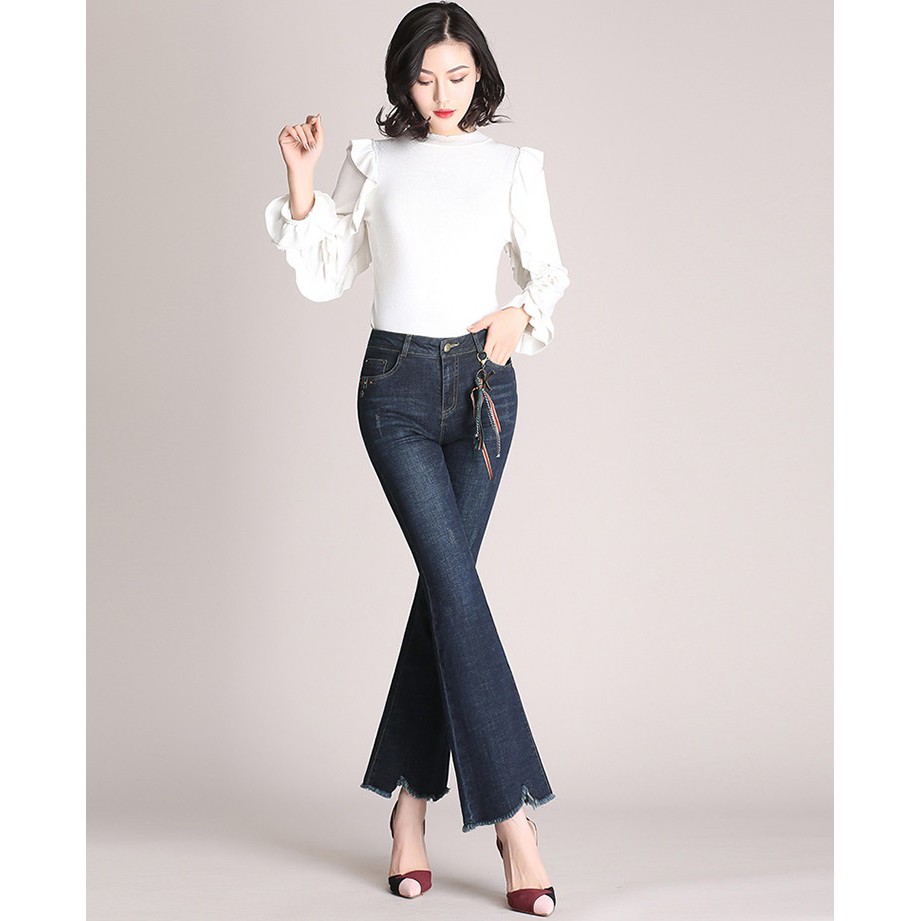 QUẦN JEAN ỐNG LOE HÀNG NHẬP CAO CẤP