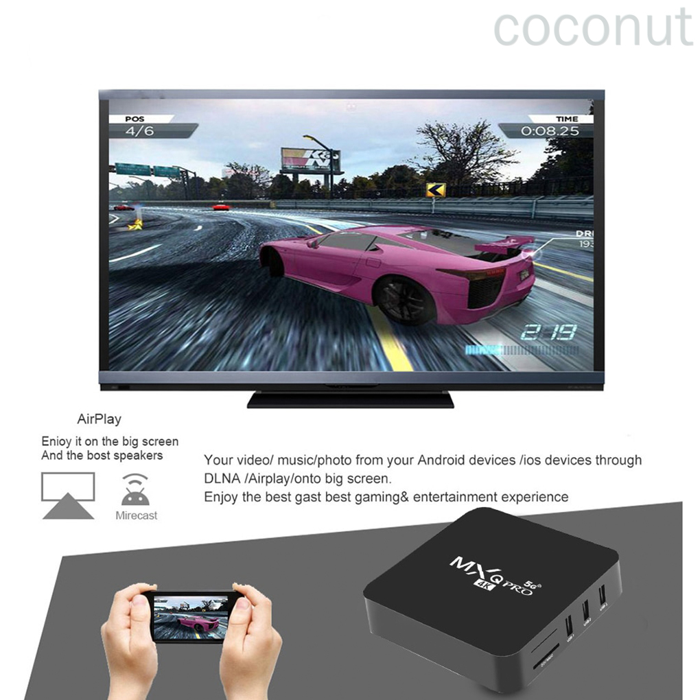 Hộp chuyển đổi TV thường thành Smart Tv 5g Wifi 4g + 64g