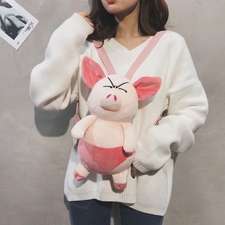 (Có ảnh hàng thật-cuối) - Balo thú bông hình heo cực độc đáo, ngộ nghĩnh