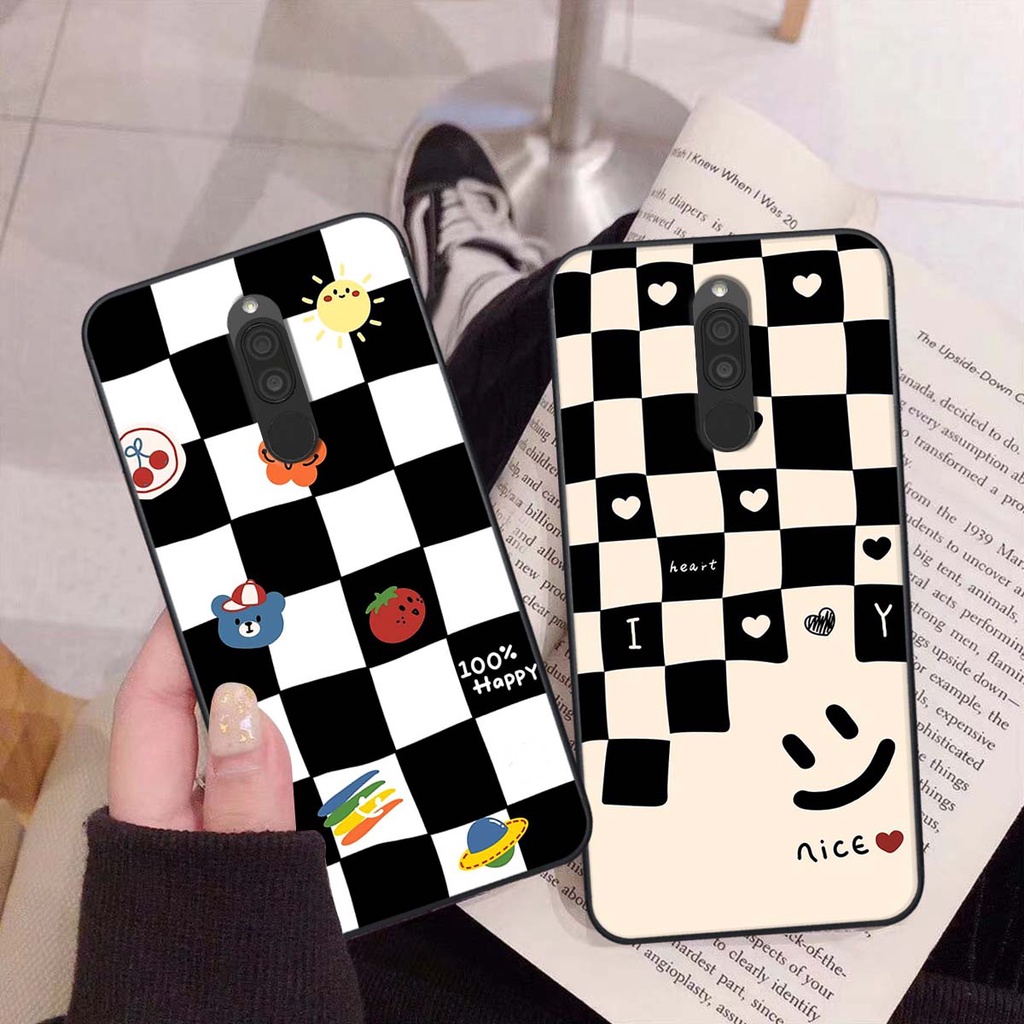 Ốp Xiaomi Redmi 8 họa tiết hoa, gấu thời trang, ốp dẻo bền đẹp