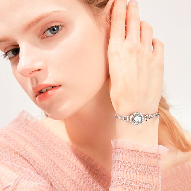 Vòng Tay Đính Đá Zircon Thời Trang Dành Cho Nữ