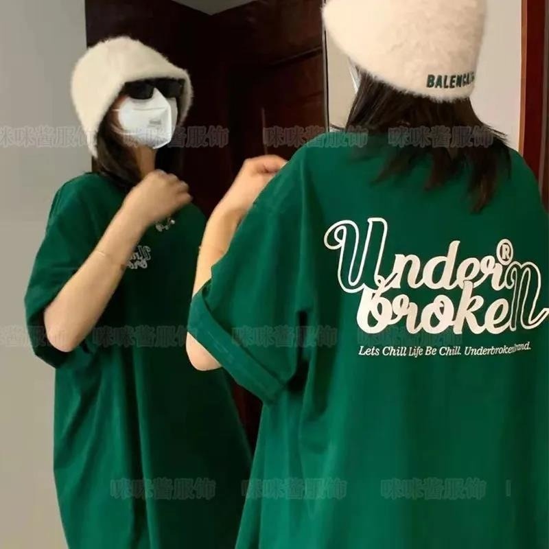 Áo Thun Tay Ngắn Dáng Rộng Thiết Kế Mới Thời Trang Mùa Hè Theo Phong Cách Hàn Quốc Cho Nữ