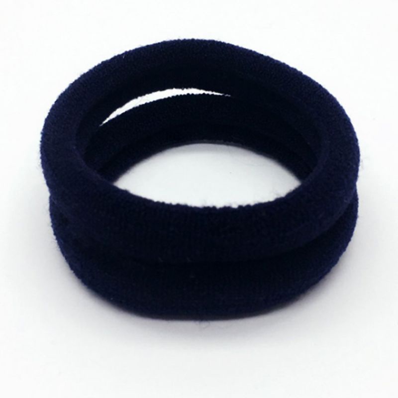 Set 10 dây buộc tóc 4cm màu sắc ngọt ngào co giãn tốt thời trang cho nữ