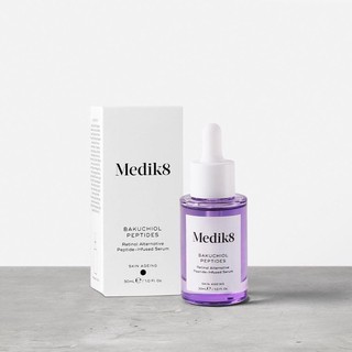 Tinh chất sẻum đều màu da ngừa mụn căng bóng cho da khoẻ đẹp Medik8 medik 8 Bakuchioil Peptides