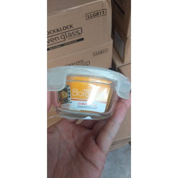 Hộp Thủy Tinh Lock&Lock Clear Tròn LLG811 /Hộp size nhỏ dùng trữ đồ ăn dặm