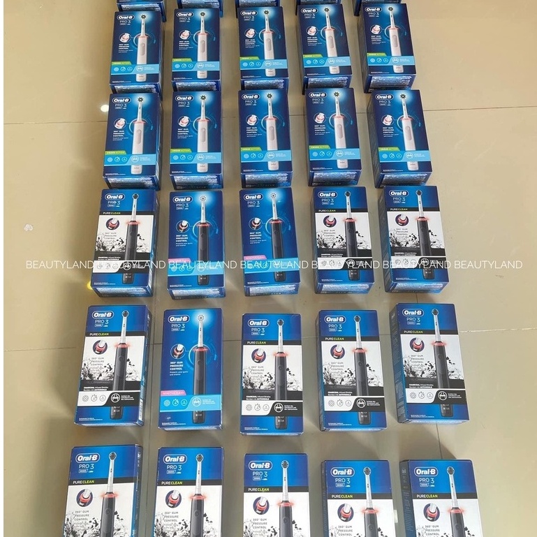 Bàn chải điện Oral B pro 3 3000 Mẫu Mới