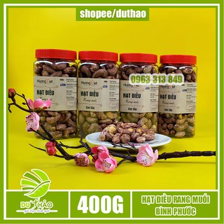 Hạt điều rang muối vỏ lụa Bình Phước 400
