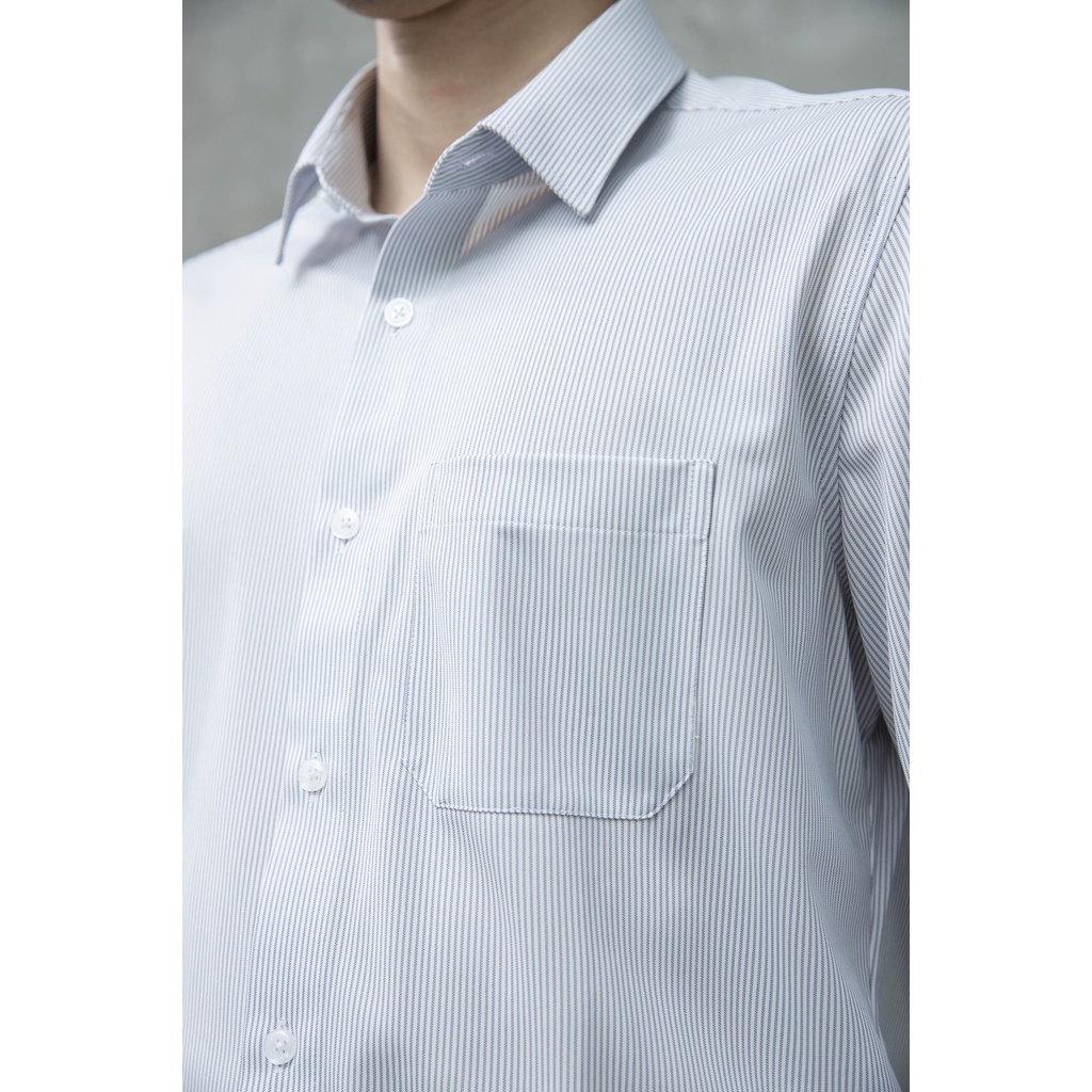 Áo sơ mi nam dài tay ARISTINO phom Regular fit, chất liệu mềm mại, không nhăn nhàu - ALS21901