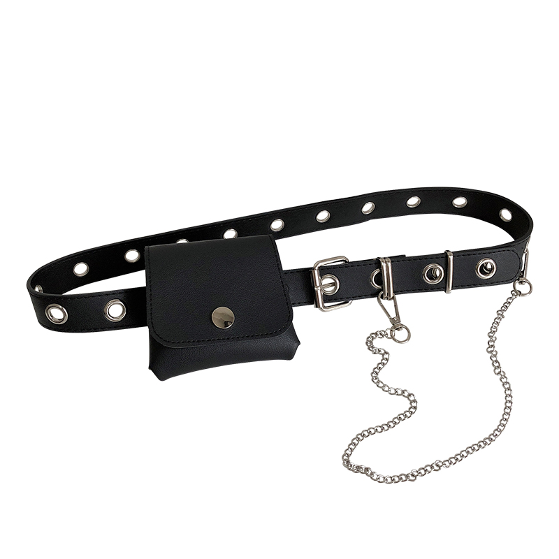 Thắt lưng phối ví dây xích phong cách cá tính cho nữ 22580