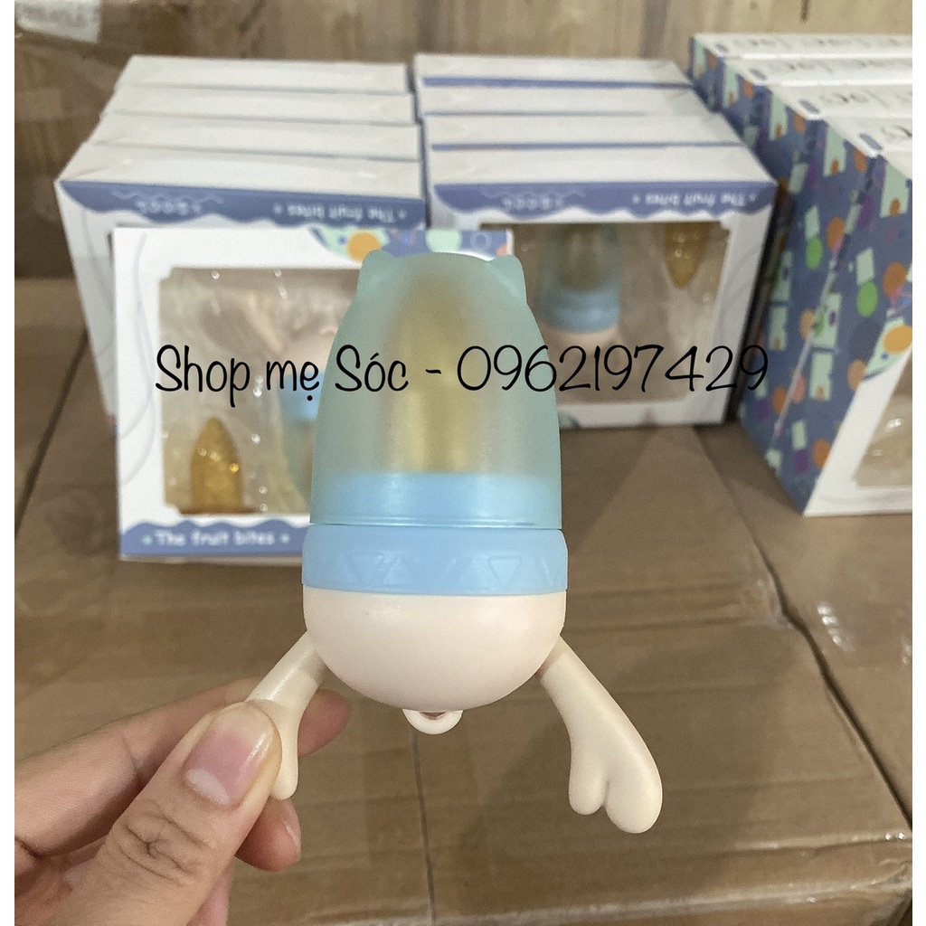 Túi Nhai Ăn Dặm Silicon Chống Hóc MS001