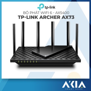 Bộ phát wifi 6 tp link archer ax73 tốc độ 5400 mbps - router wifi 6 gigabit băng tần kép ax5400 với 6 luồng tải cực mạnh