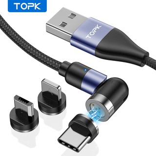 Cáp sạc từ topk am66 usb to type-c / micro / lightning / 3in1 sạc nhanh