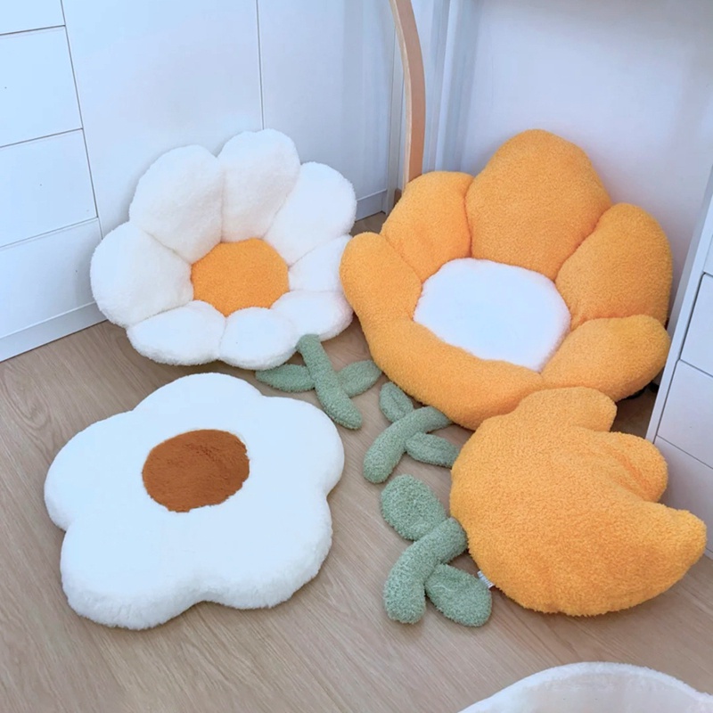 Gối đệm ngồi tựa lưng hình hoa cúc nhỏ dễ thương