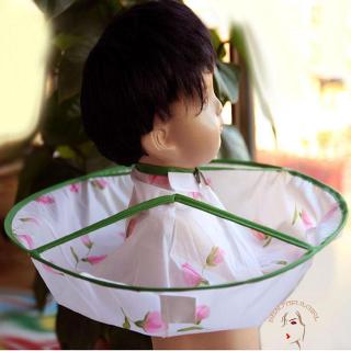 Áo Choàng Cắt Tóc In Hoa Cho Bé