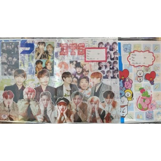 Bìa bao tập BTS, BT21 và bìa kiếng
