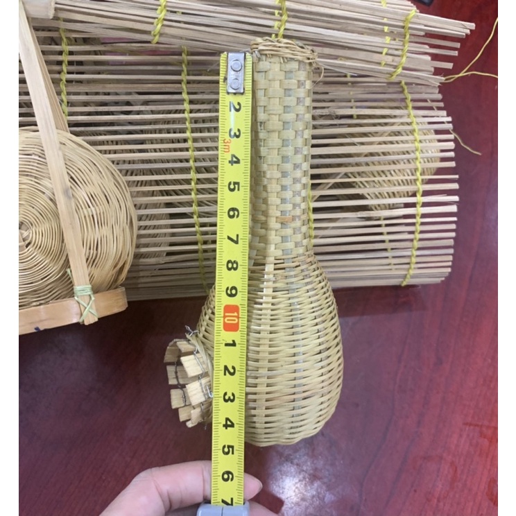 Set Đồ Trang Trí Mini 12 Món Mây Tre Đan Đậm Chất Dân Gian