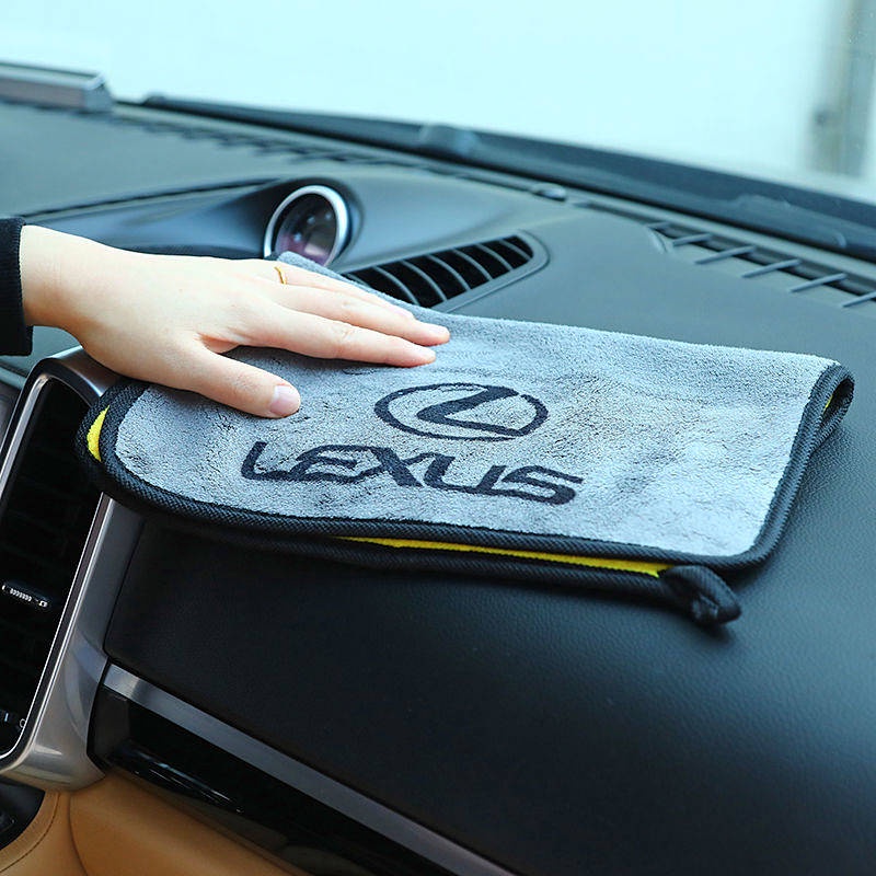 Car Cleaning Cloth Special Thickened Car Wash Towel Car Towel Absorbent Lint-Free Non-Deerskin Car Traceless Rag YWUO