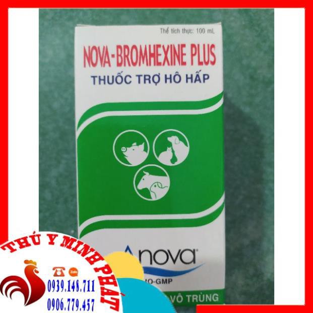 NOVA BROMHEXINE PLUS CHAI 100ML BROM