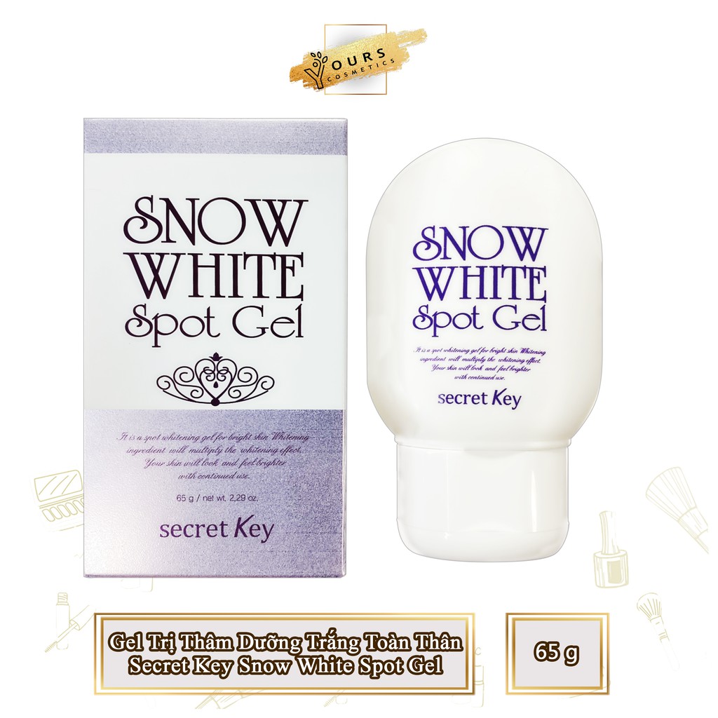 [Đại Lý Chính Thức] Gel Giảm Thâm Dưỡng Trắng Toàn Thân Secret Key Snow White Spot Gel 65gr - Kiểm Định An Toàn Bộ Y Tế