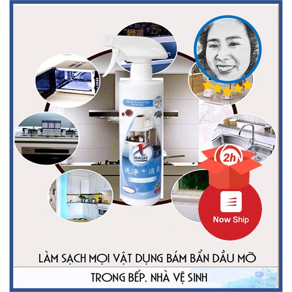 [Chính hãng] Combo XWash 100ml + 500ml cho căn bếp, khử mùi diệt khuẩn bếp, tủ lạnh, thớt, làm sạch bếp, sofa