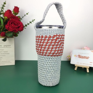 Túi đựng bình giữ nhiệt 900ml,handmade
