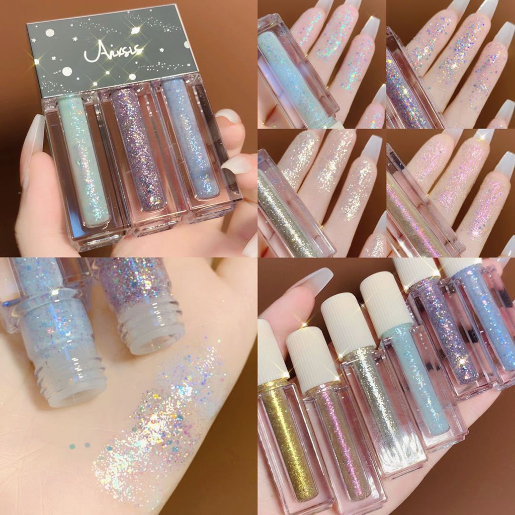 Set 3 thanh nhũ mặt và mắt Anxsis siêu lấp lánh Sena Beauty | BigBuy360 - bigbuy360.vn