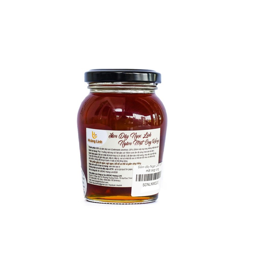 Sâm dây ngọc linh ngâm mật ong rừng nguyên chất tây nguyên 200ml ocop kon tum.