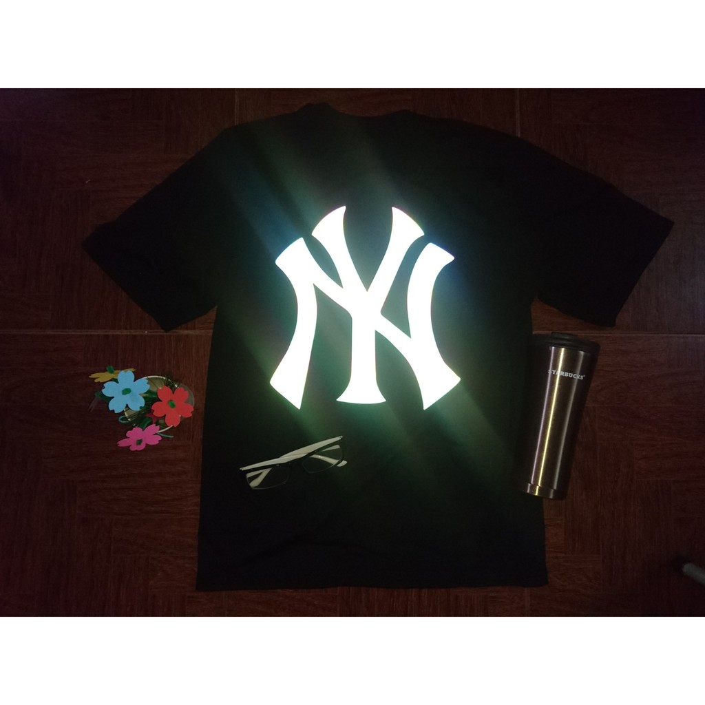 NEW Độc Đẹp  Unisex KINGKONG Tay Lỡ " NY" Phản Quang Đa Sắc Cực và Phản Quang Trắng | BigBuy360 - bigbuy360.vn