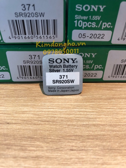 Viên pin đồng hồ Sony 920 chuyên thay pin đồng hồ đeo tay, điều khiển các loại SR920SW - 371