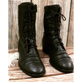 Bốt chien binh combat boots da thật size 39