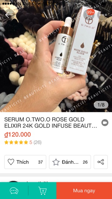 Serum makeup dùng trang điểm nền, môi o.two.o | BigBuy360 - bigbuy360.vn