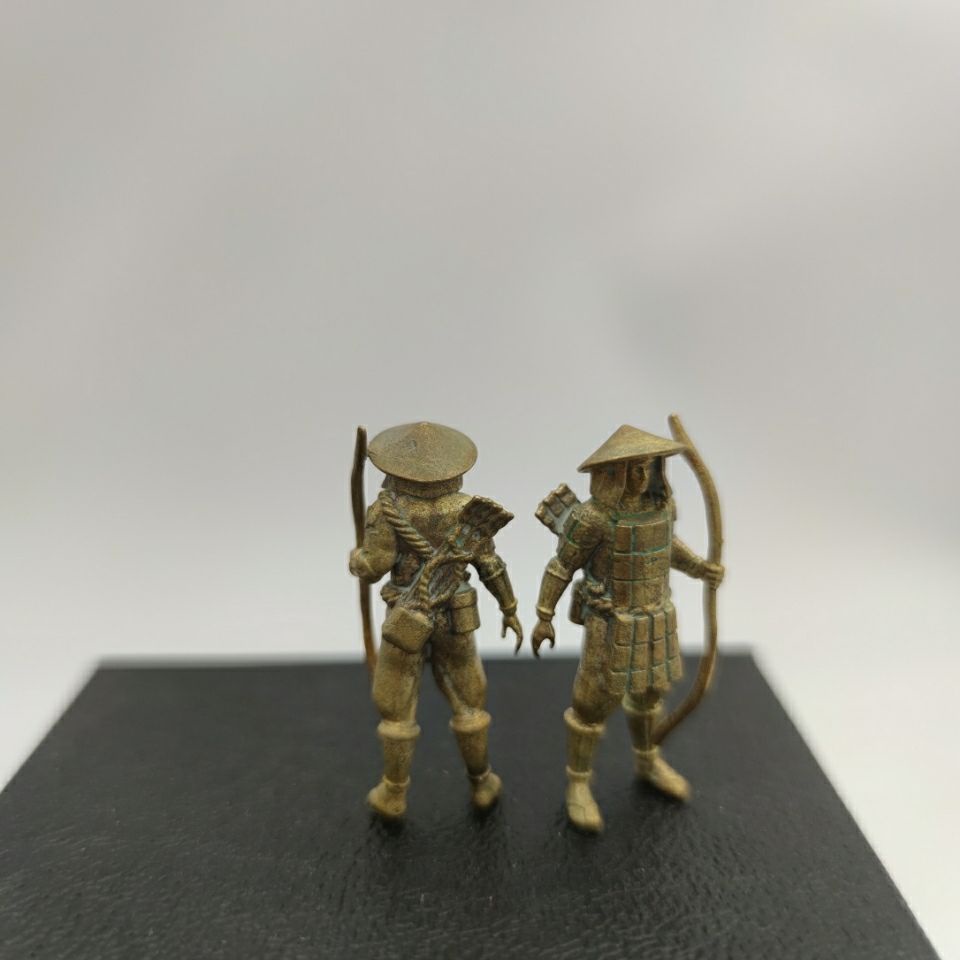 Mô Hình Đồ Chơi Người Lính Samurai Nhật Bản Bằng Đồng Thau 94